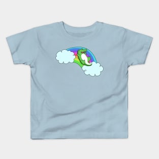Rainbow Alligator Kids T-Shirt